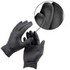 SHIELD Black Nitrile Heavy Duty Textured Gloves, 5 Mil, Powder-Free,