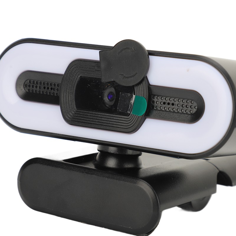 4K Webcam Built in Microphone Super Bright Fill Light Auto