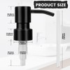 2 pcs 304 Stainless Steel Soap Dispenser Pump - Standard