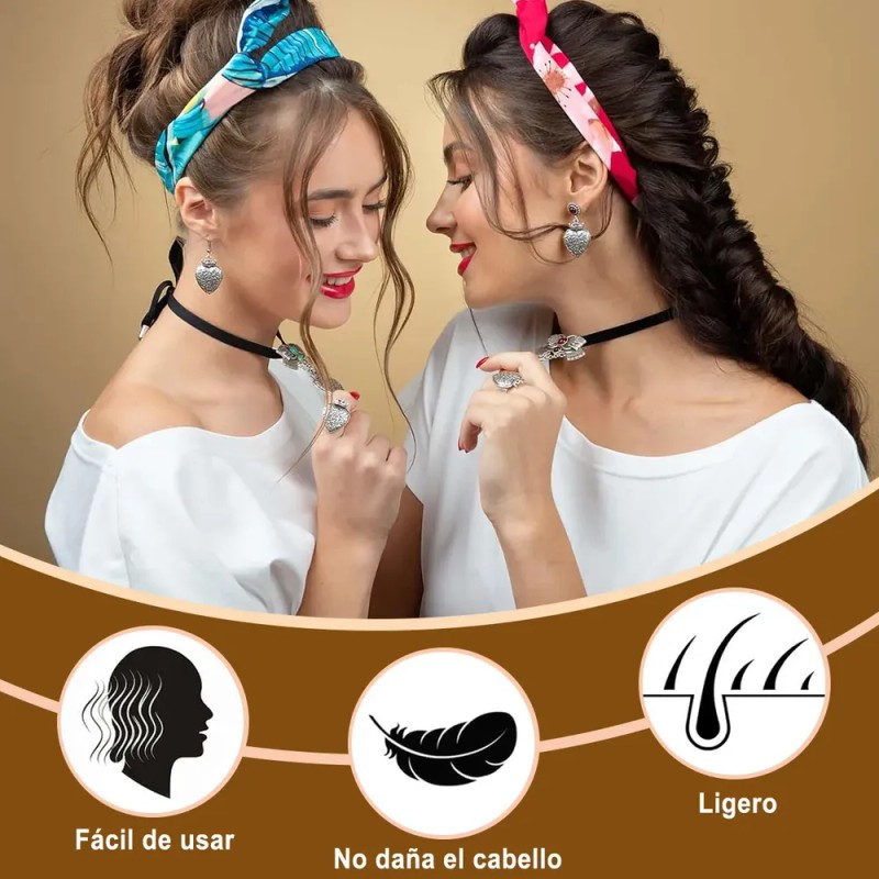 60 Tubos Para Rizar Cabello Abrazadera Plástica Para Cabello