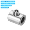 PATIKIL 6pcs 4mm Hole Wire Rope Clip Set 304 Stainless