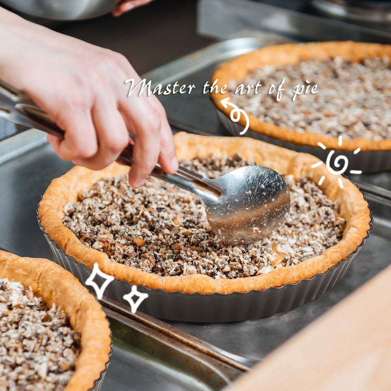 Tart Baking Pan Non Stick Removable Bottom Tart Pie Pan