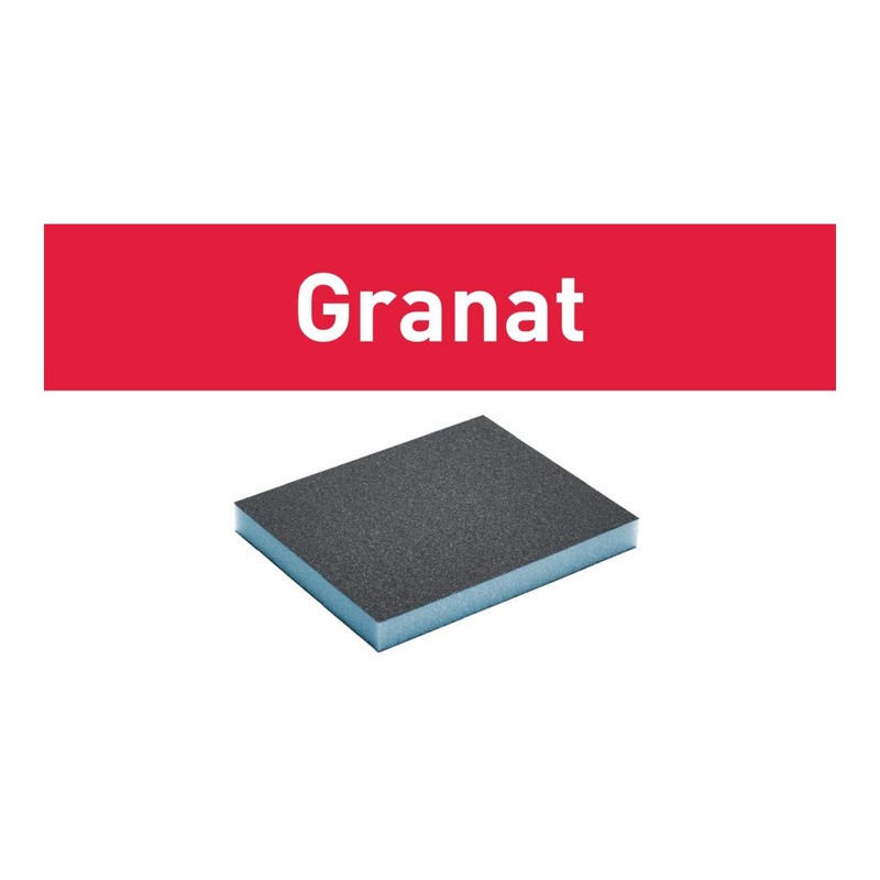 Festool 201114 220 Grit Granat Abrasive Sponge 6-Piece