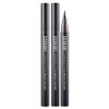 [Vegan Beauty] Cosnori Super Proof Fitting Brush Eyeliner 0.6g, 02 Black Brown, 2 pcs / [비건뷰티] 코스노리 슈퍼프루프 피팅 브러쉬 아이라이너 0.6g, 02블랙브라운, 2개