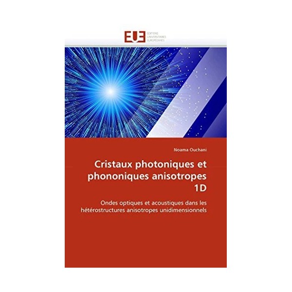 Cristaux photoniques et phononiques anisotropes 1d