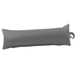 Classic Home Store Grey Leatherette Draught Excluder Faux Leather Boat Caravan Door Draft Stopper (2ft)