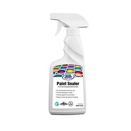 Rain Guard Water Sealers - Paint Sealer - Water Repellent Protection for All Painted Surfaces - Water-Based Silane/Siloxane Acrylic Sealant - Clear Semi-Satin Finish - Ready to Use - 16oz Spray