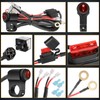 Wiring Harness 2 Lead, Nirider Motorcycle Handlebar Switch 12V 40A