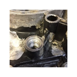 AccurateDiesel 6.0L / 6.4L Oil Pressure Sensor Thread Repair Adapter - Compatible with Powerstroke