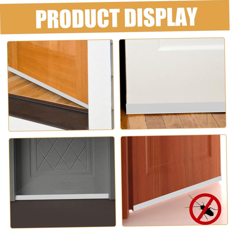 jojofuny Noise Blocker Soundproofing Strip Under Door Sealers for Bottom