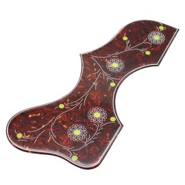Unbranded Thick Left Acoustic Guitar Pickguard for J200 SJ200 Acoustic Guitar Red Tortoise