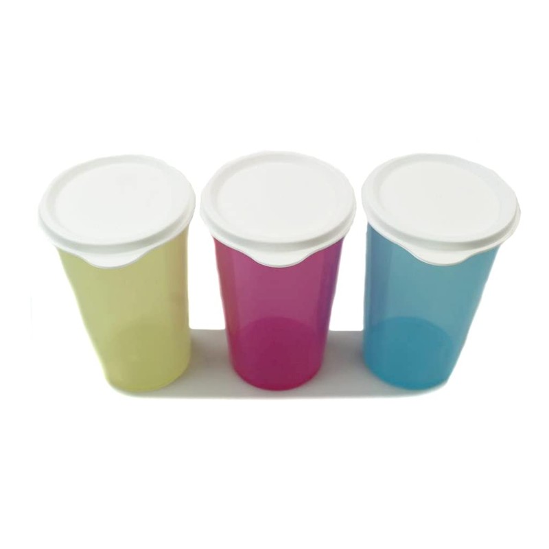 Tupperware To Go Eco 330 ml Yellow + Pink +