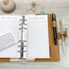 SinnWunder® Habit Tracker Lists for One Year Fits 6 Ring