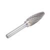 Double Cut Carbide Burr Rotary File Tree Shape Multipurpose for