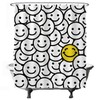 Ulticool - Smiley Smiley Shower Curtain - 180 x 200