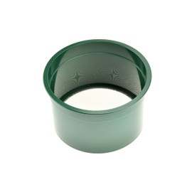 SE 5.5 Inch Mini Stackable Classifier Gold Prospecting Pan - 20 Holes/Square Inch Stainless Steel Mesh Sifting Pan, Green
