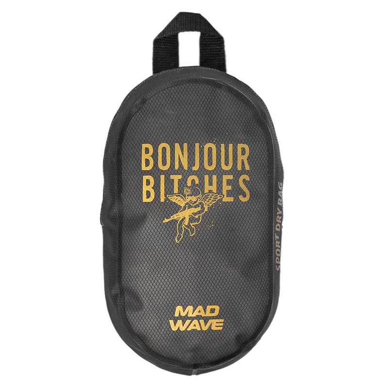Mad Wave Bonjour es 3 Litre Black Swimming Bag, black,