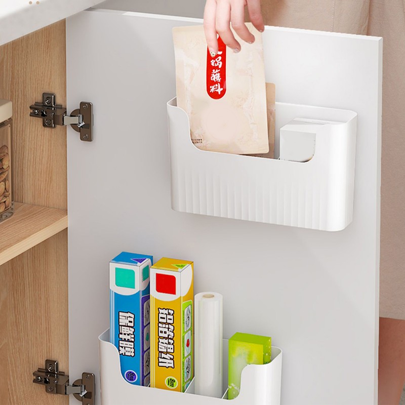 Kitchen Wall Mounted Cabinet Door Storage Box Cabinet Inside Perforation