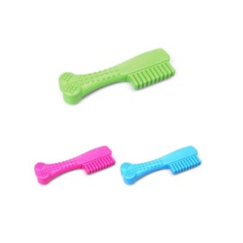 Estrico 1Pc Pet Chew Toy Soft-Rubber Resistant Comb Shaped Rubber Chew Toy For Cat And Dog 14cm