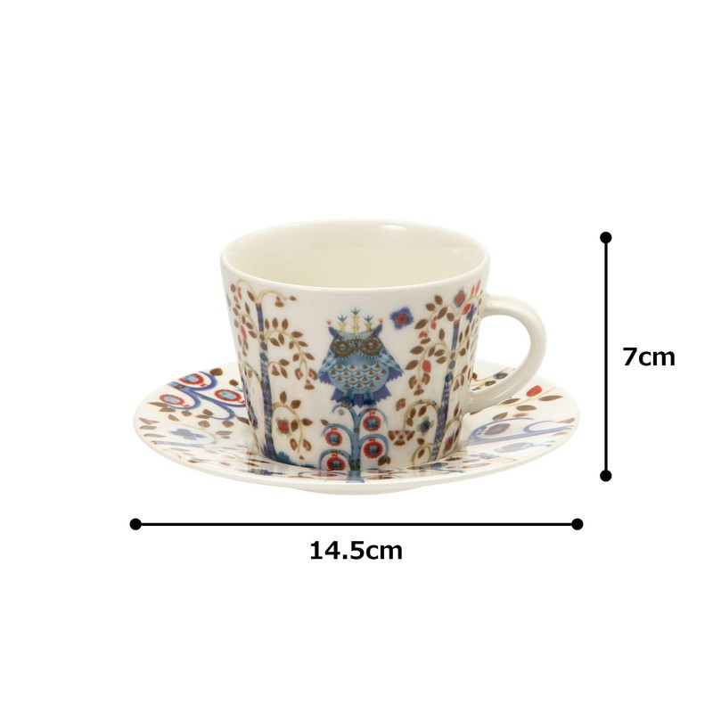 iittala 1054171 Taica Coffee Cup & Saucer, White