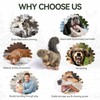 ALL FOR PAWS Interactive Dog Squirrel Plush Squeaky Toy -