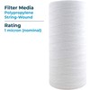 SpiroPure SP-WP1-BB 10x4.5 1 Micron String-Wound Polypropylene Water Filter Cartridge
