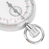Compact Portable Sports Stopwatch with Durable Stainless Steel, 6-Hour Timer