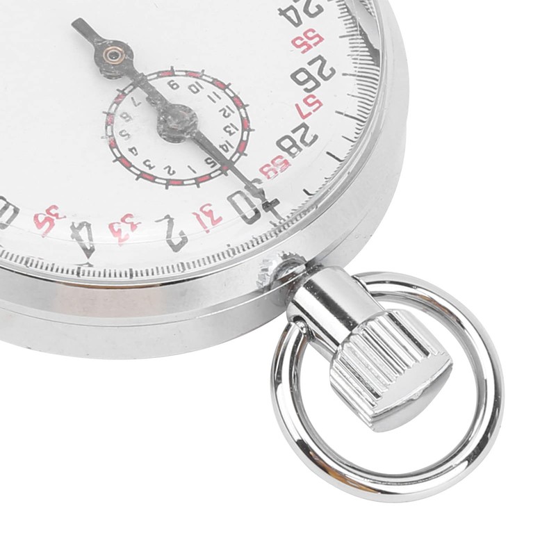 Compact Portable Sports Stopwatch with Durable Stainless Steel, 6-Hour Timer