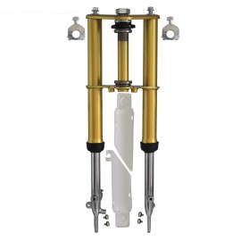 Unbranded Gold Front Fork Suspension Assembly for TTR CRF50 XR50 70cc 110cc Pit Dirt Bike