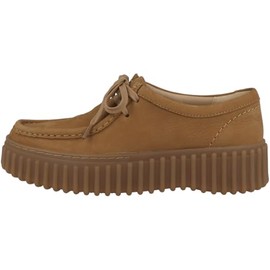 Clarks Women's Derby, Light Tan Nubuck, 8