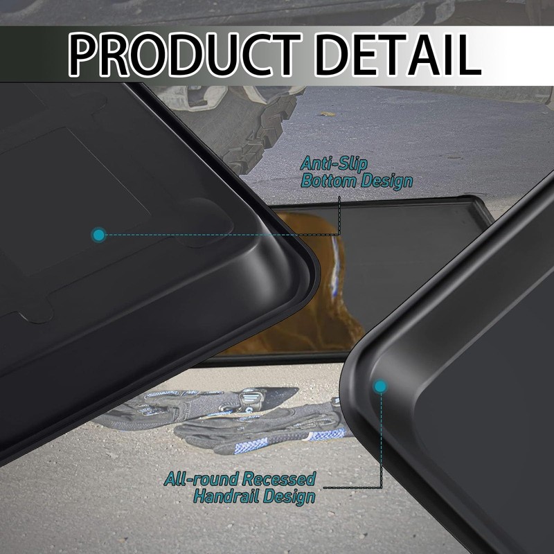 3Pcs Auto Oil Drip Pan Extra Large Oil Drip Pan