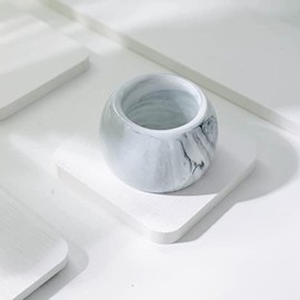 Water Absorbent Stone for Sink, Silica Soap Dish, Quick-Drying Soap Dispenser Used for Hand Soaps, Plants and Toiletries in Modern Home (White)