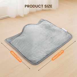 Foot Warmers Electric Heated with 9 Heat Temp Settings and 4 Timer, Fast Heating Foot Mat for Home Office Warm Foot Back Lumbar and Full Body, Auto Shut-Off, Soft Perfect Relaxation Gift