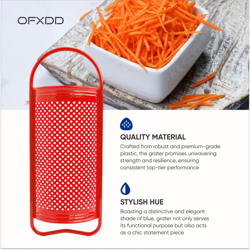 OFXDD Grater - Plastic Graters for Kitchen - Shredder with