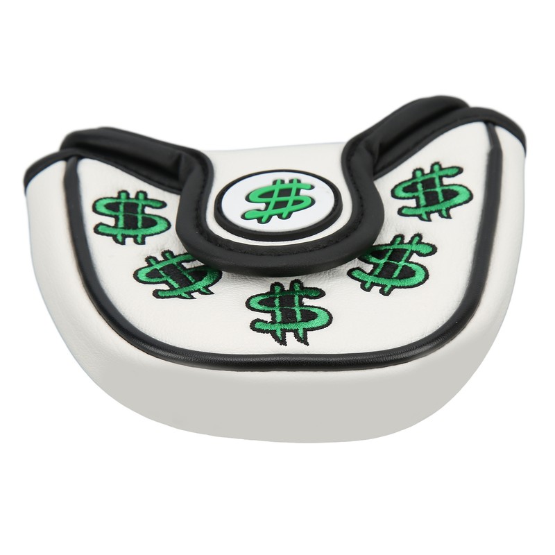 Golf Putter Head Covers PU Leather Waterproof Sunscreen Putter Headcover