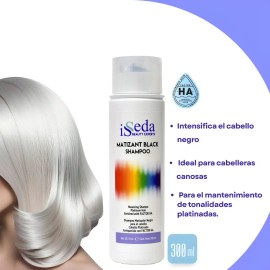 Isseda Matizant Black Shampoo 300ml. Cabello Platinado