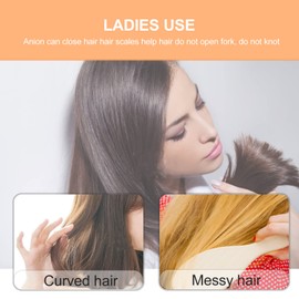 Healeved 3pcs Dandruff Comb Professional Fine Tooth Hair Combs for Scalp Care Styling Safe Use for All Hair Types Anti-static Design Orange