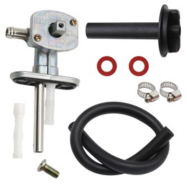 SYOWADA Fuel Petcock Valve Kit Replacement for Yamaha Bruin 350 Grizzly 350 660 4 Wheeler YFM350 YFM660 5KM-24500-10-00 5KM-24311-20-00 1NS-F4524-00-00 Fuel Valve Kit