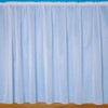 John Aird Denise - Plain White Net Curtain With Weighted