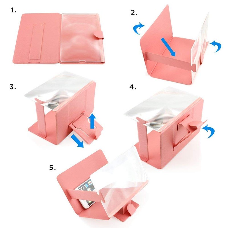 Universal Portable Folding Smartphone 3D Screen Magnifier for All Smartphone
