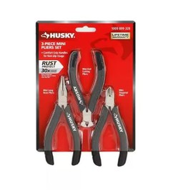 Husky 3-Piece Mini Pliers Set