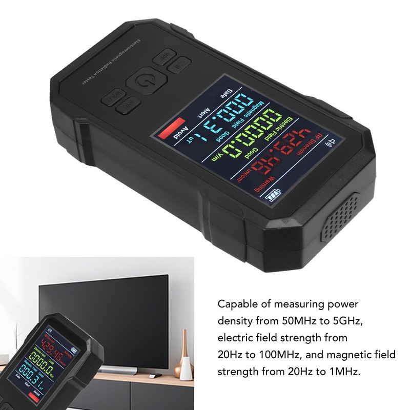 Electromagnetic Radiation Detector Professional Handheld Digital Radiation Detector with LCD