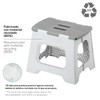 Vigar Compact Foldable Stool, 16 inches, Lightweight, 330-pound Capacity Non-Slip