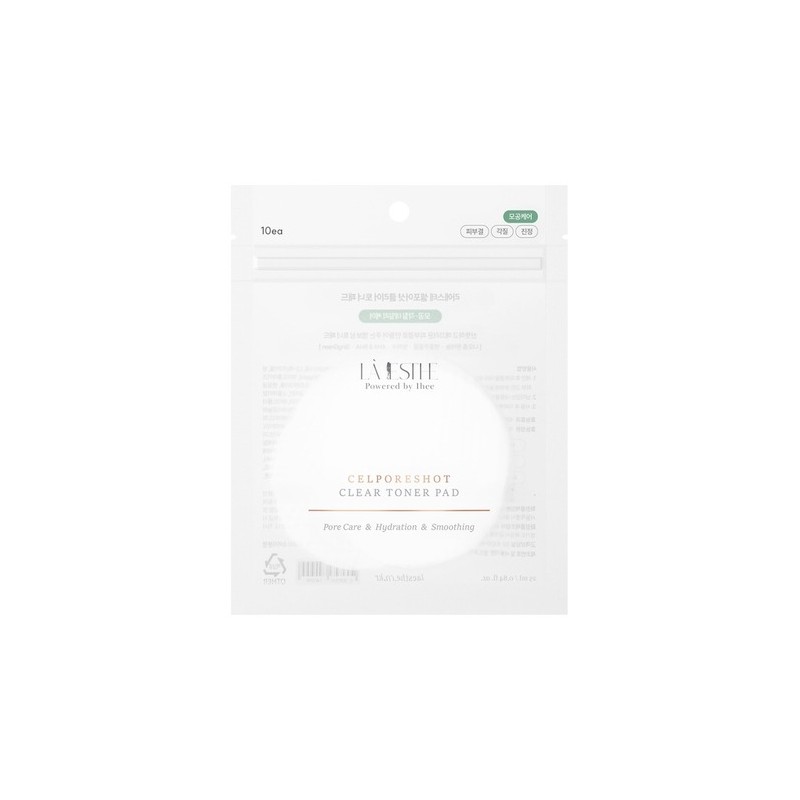 Laeste Cellpore Shot Clear Toner Pad 25ml (10ea) / 라에스테