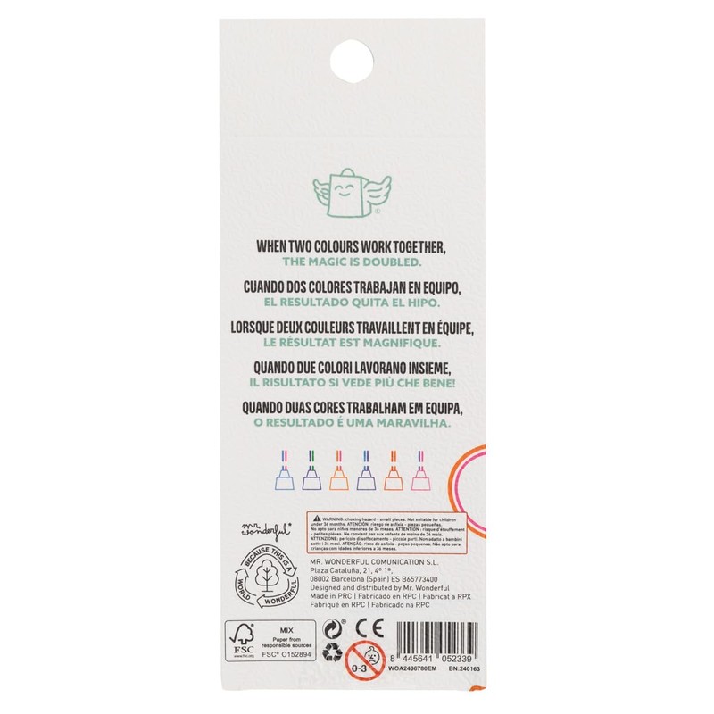 Mr. Wonderful - Double Tip Marker for Drawing Double Tip