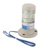 BAOMIAN 110V AC Industrial Signal Tower Light, White LED Continuous