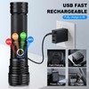 Rechargeable Flashlights High Lumens, 2Pack 99000 Lumen Super Bright LED
