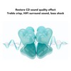 Heart Shaped Earbuds Cute Wireless Bluetooth5.3 Headphones Lightweight Noise Reduction