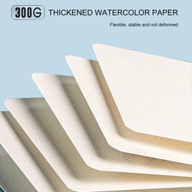 250 Pieces Watercolor Paper, BetterJonny 140lb/300gsm Watercolor Paper Pad Postcards Bulk, Painting Paper for Students, Artists, Sketch Painting