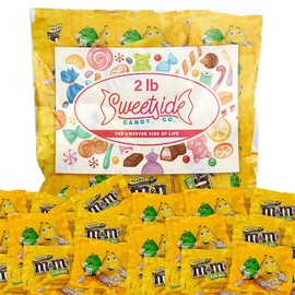 Bulk Candy - M&MS Candy Bags 2Lbs – Milk Chocolate Peanut Butter Peanuts Candy for Party Bags – Peanut Butter M&Ms Ideal for Holidays, Parties, Bulk Candy Individually Wrapped